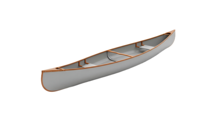 Canoe Isolated on Transparent Background