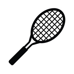 Tennis Racket Icon Vector Illustration
