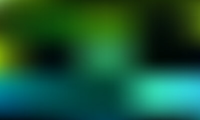 Vibrant gradient of deep greens and blues creating a calming, abstract backdrop.