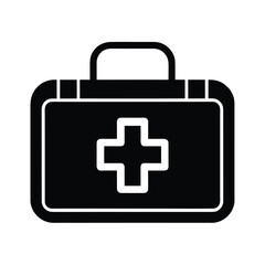 First Aid Kit Icon Vector Illustration