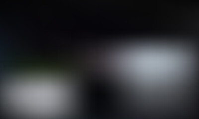 Two blurred figures in abstract bokeh lights create a dreamy, atmospheric mood.