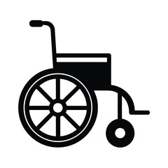Wheelchair Icon Vector Illustration