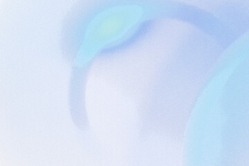 Abstract grainy gradient shape design element, blue color blurry noise shape, overlay effect