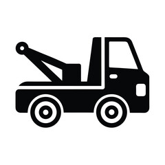 Tow Truck Icon Vector Illustration