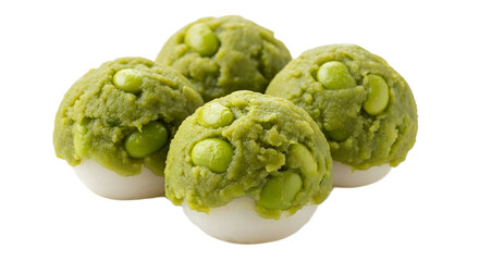Mame Daifuku Isolated on Transparent Background. Japanese food