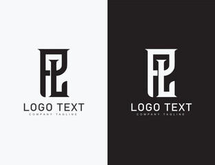 Abstract logo with minimalist icon design