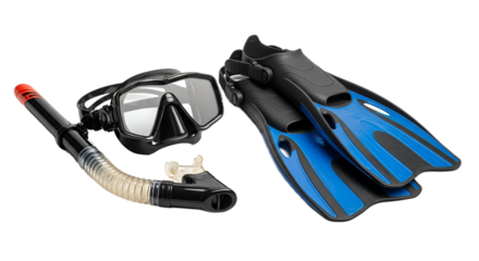 Snorkeling Gear Isolated on Transparent Background