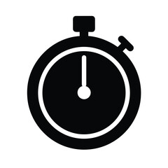 Stopwatch Icon Vector Illustration