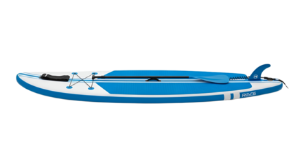 Inflatable Stand Up Paddle Board Isolated on Transparent Background