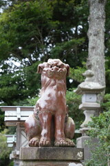 こま犬　大洗磯前神社