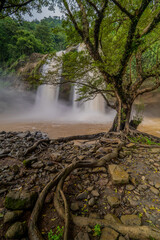 Ciletuh Geo Park, waterfalls,  Indonesia, long exposure