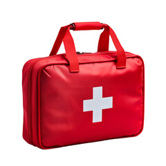 Red first aid kit