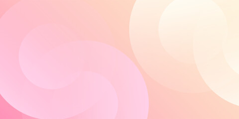 Abstract banner background, pastel colorful, pink and yellow gradations abstract simple