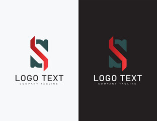 Business logo with monogram sign S