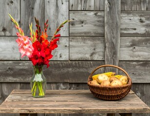 Farmhouse Flowers & Vegetables