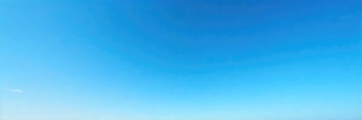 Obraz premium A serene view of a vast, clear blue sky, perfect for contemplation and relaxation The deep azure stretches endlessly overhead, offering a sense of peace and freedom , cloudless, inspiring