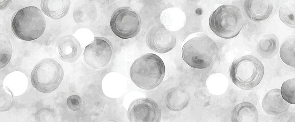 Abstract grayscale circles pattern