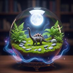 earth globe in the shape of a tree