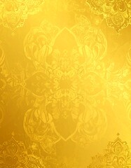 Gold ornate pattern design