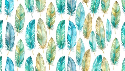 Feather Pattern Background Design