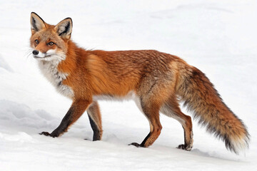 Fototapeta premium red fox in the forest