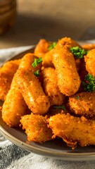 Crispy fried food on a plate
