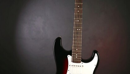 Fototapeta premium Electric guitar on dark background
