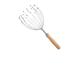 Head Massager for Relaxation and Scalp Stimulation on White.