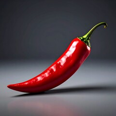 Red chili pepper on a dark background