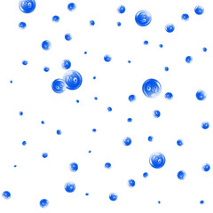 Magnesium round capsules scattered randomly.