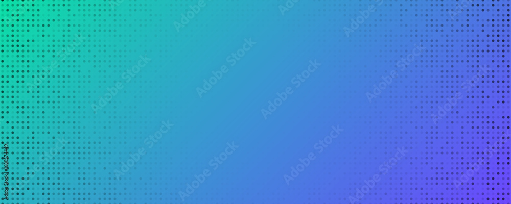 Poster colorful halftone background with dots