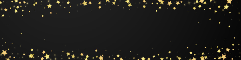Magic stars vector overlay.  Gold stars scattered