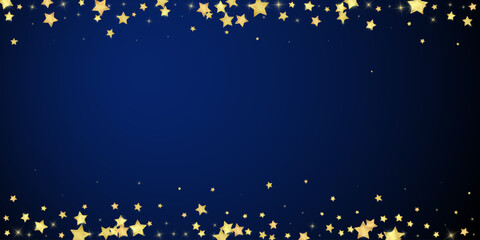 Magic stars vector overlay.  Gold stars scattered