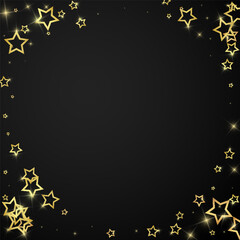 Twinkle stars scattered around randomly, flying,