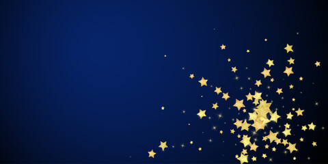 Magic stars vector overlay.  Gold stars scattered