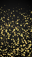 Magic stars vector overlay.  Gold stars scattered