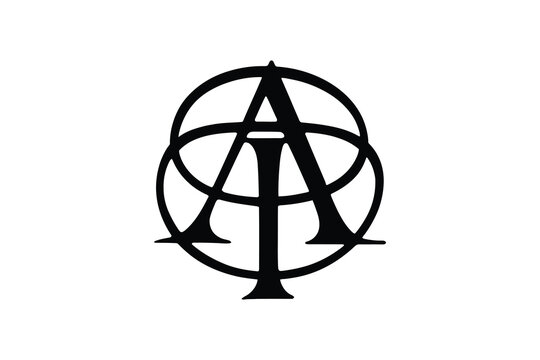 A monogram logo featuring the letters 'a' and 'i' intertwined within circles