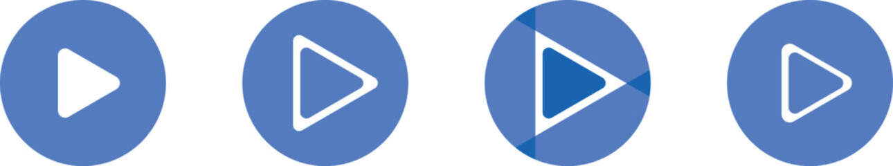 player button iconset png, video audio player and transparent background