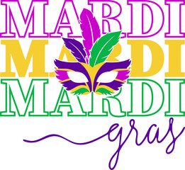 Mardi gras t-shirt, mardi gras vector, mardi gras png, mardi gras eps © Rk
