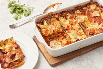 Zucchini lasagna