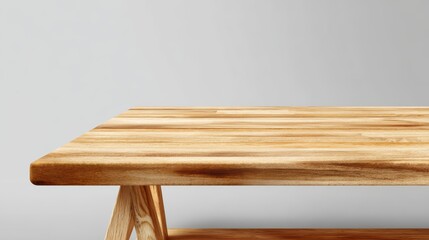 Stylish Light Wooden Table Top Isolated on Transparent Background Ideal for Modern Business Presentations, Digital Marketing, and Lifestyle Branding, Inspiring Minimalistic Elegance and.
