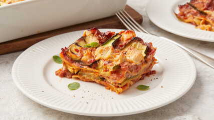 Zucchini lasagna