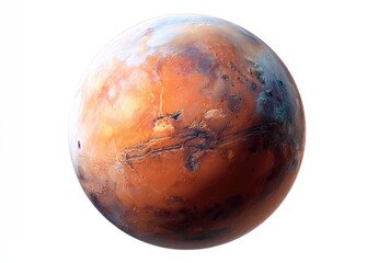 Fototapeta premium A detailed image of Mars