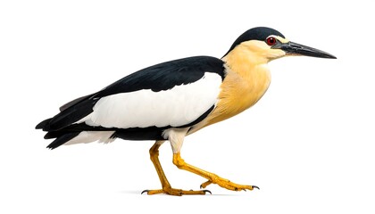 Fototapeta premium Side view of a wading bird