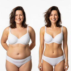 Before and After Weight Loss Comparison
