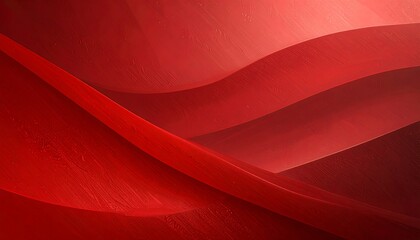 Intricate, vibrant red curves create a dynamic and flowing abstract design.