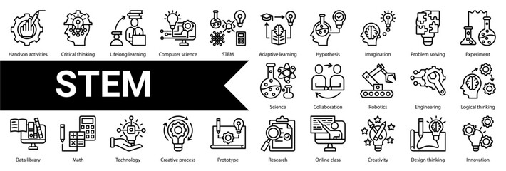Stem  icon sheet  collection © RanuKumbolo.lab