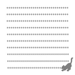 Fototapeta premium 猫の足跡×伸び猫シルエットが可愛い癒し系メモ帳＆便箋＿グレー