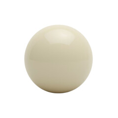 white pool ball