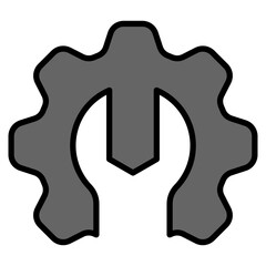 Maintenance lineal color icon